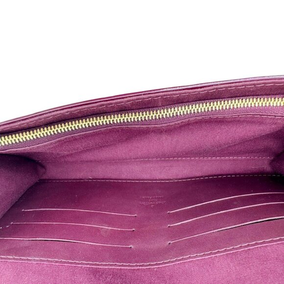 Louis Vuitton  Sunset Boulevard Monogram Vernis Shoulder Bag Dark Purple - Picture 11 of 14